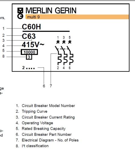 Štai toks yra Merlin Gerin žymėjimas, bet tai yra standartas - taip ar labai panašiai turėtų būti žymimi visi išjungėjai.